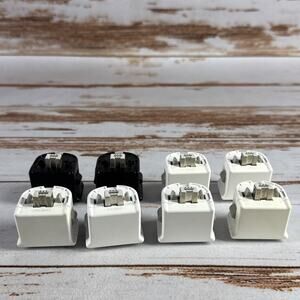 Nintendo Wii Motion Plus Adapter Lot of 8 – OEM White & Black, Tested, Genuine